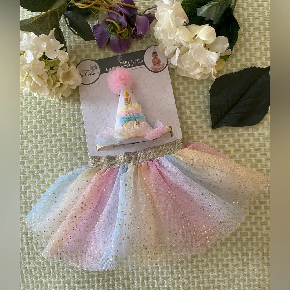 🌟🌸🎉🎀Baby 1st Birthday Set🎀🎉🌸🌟 - Picture 6 of 6